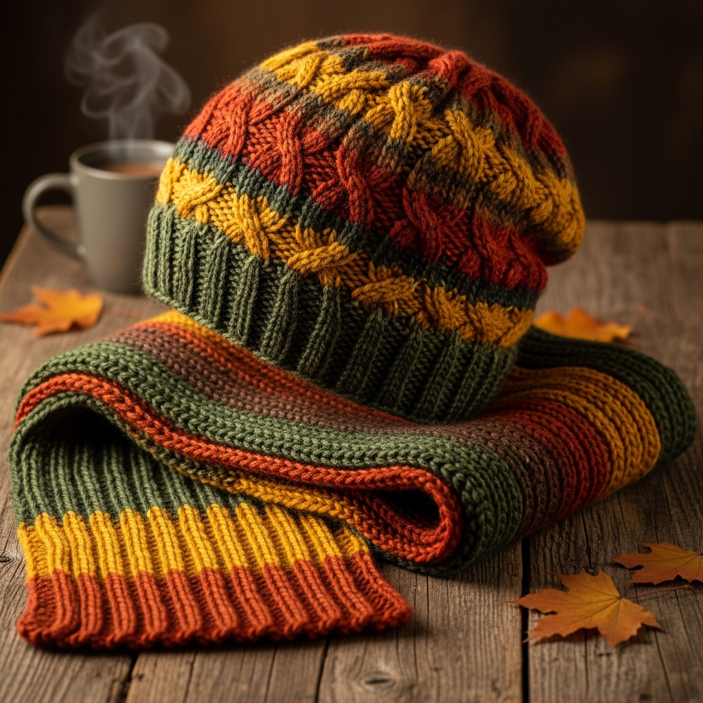 Шапка и шарф